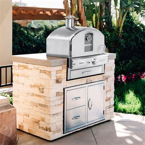 outdoor kitchen oven gas